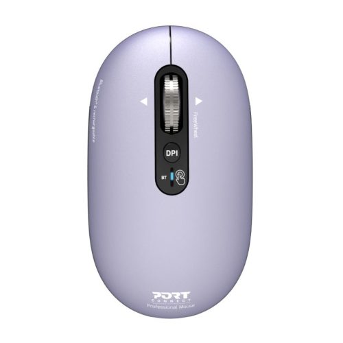 Port Connect PURE MAC Rechargeable Wireless and Bluetooth Mouse - Iris