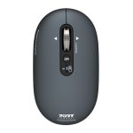 Port Connect PURE MAC Rechargeable Wireless and Bluetooth Mouse - Shadow