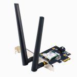 ASUS Wi-Fi 7 Tri-Band PCIe Wireless Adapter with Bluetooth 5.4 – Black