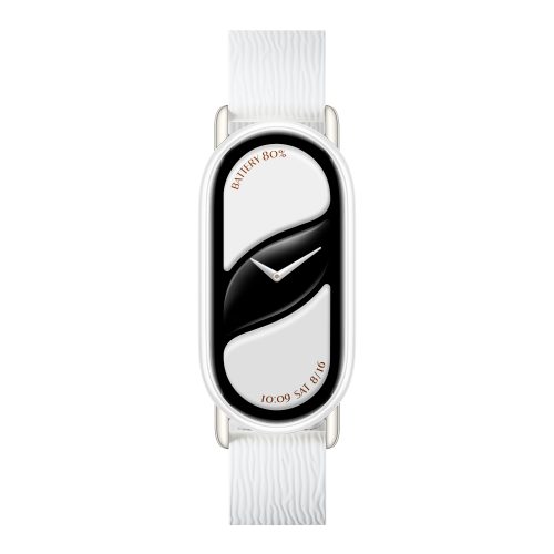 Xiaomi Smart Band 10 Magnetic Kona Leather Strap - Glacier White
