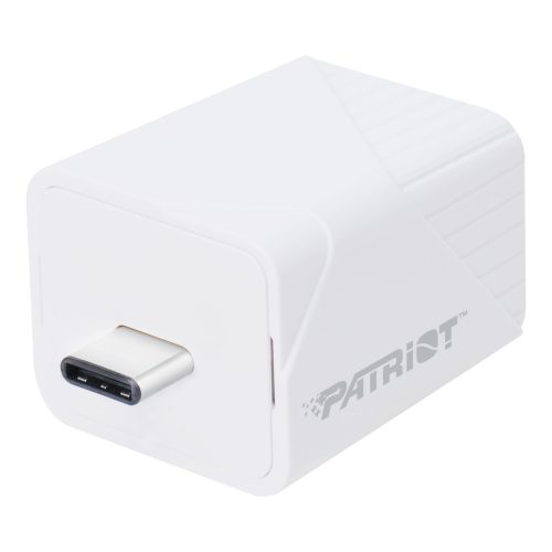 Patriot iLuxe Cube 256GB Type-C Smart Backup Solution - White