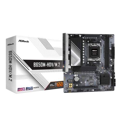 ASRock B650M-HDV/M.2 AM5 Micro-ATX Motherboard