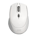 Port Connect Silent 1600DPI 3 Button Wireless Mouse - White
