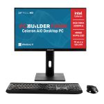 PCBuilder FUSION 24″ Intel Celeron G6900 Windows 11 AiO Desktop PC