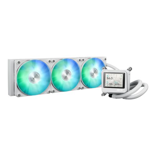 Asus MAX Gaming LC 360 ARGB LCD All-in-one CPU Liquid Cooler - White