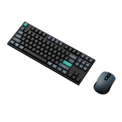 Keychron B33 80% TKL Wireless Keyboard and Mouse Combo – Black/Green