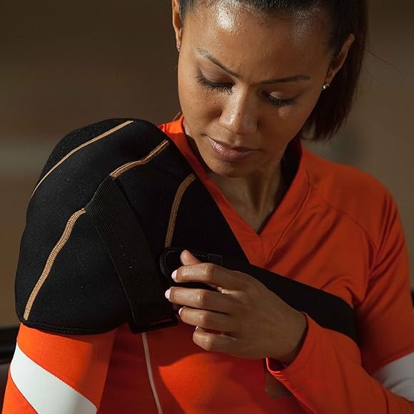 Unisex Copper Shoulder Support & Rapid Relief Wrap - Image 7