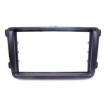 VW Golf 5 & 6 Double DIN Radio Fascia Trim Panel – Factory Black