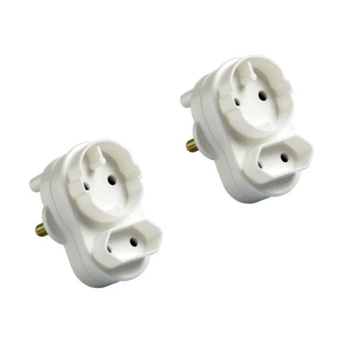 Prime Luxe Gadgets Pack of Twin Plug – White
