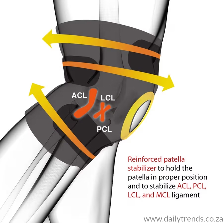 Daily Trends Unisex Knee Support Brace for Running, Cycling, And Exercise (One Size) - Image 2
