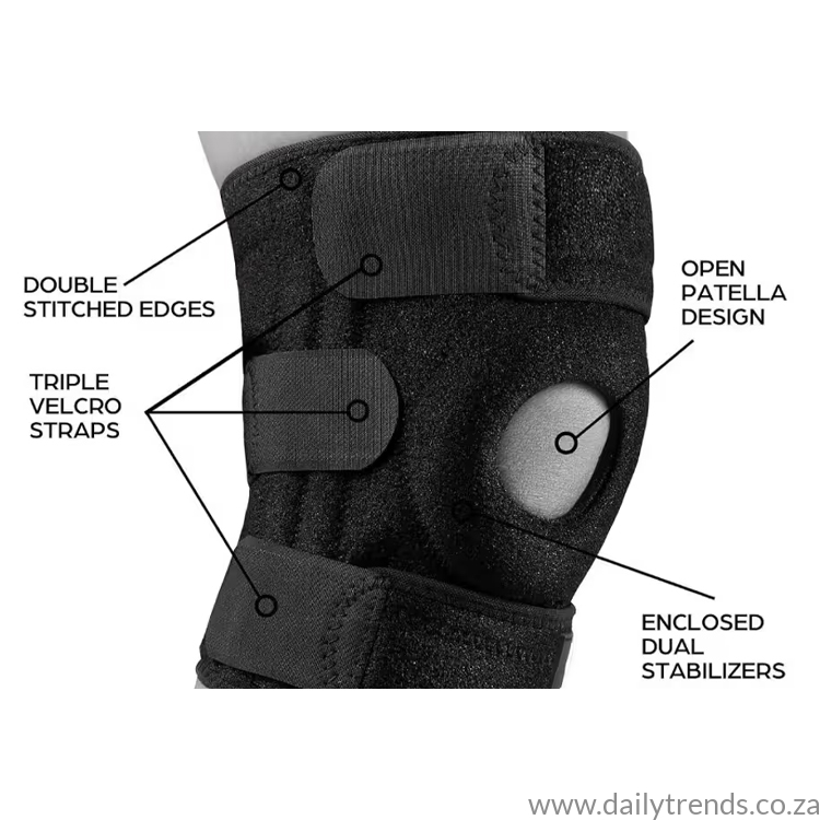 Daily Trends Unisex Knee Support Brace for Running, Cycling, And Exercise (One Size) - Image 4